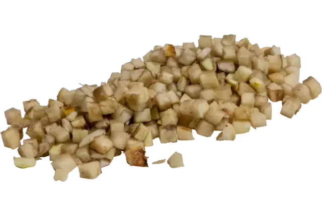 Witte bieten rauw brunoise 5mm bak 1kg stuk